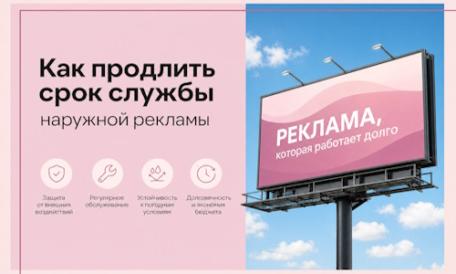 Как продлить срок службы наружной рекламы в Нальчике