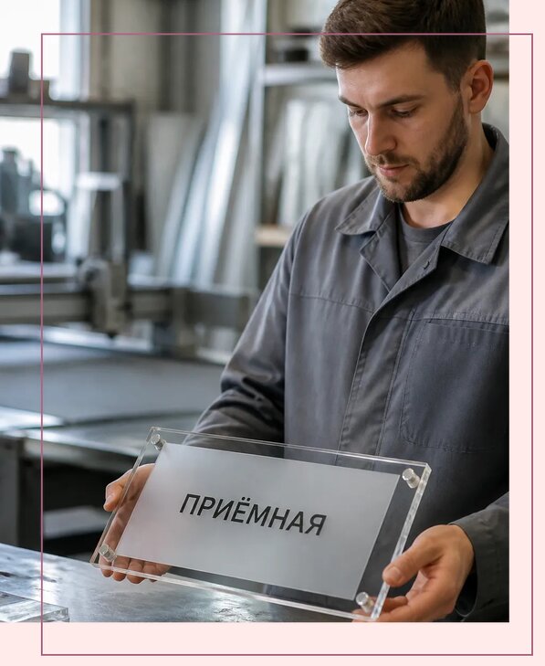 Таблички из оргстекла на заказ в Нальчике от 4042 р. | Аванза-Нль